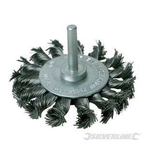 Rotary Steel Twist-Knot Wheel 75mm 456933