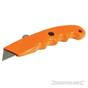 Retractable Hi-Vis Grip Knife 140mm 456940