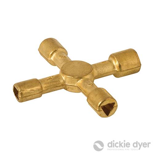 Brass Quad Key 4-in-1 459943