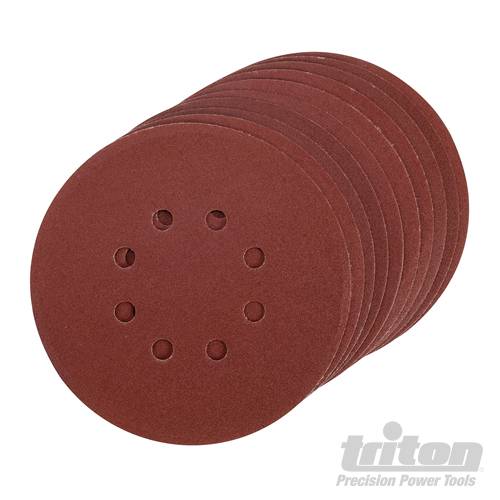 Triton Hook & Loop Sanding Disc 150mm 10pk 150mm 240 Grit 467082