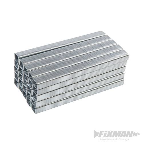 10J Galvanised Staples 5000pk 11.2 x 8 x 1.17mm 470282 - Image 3