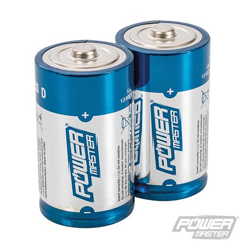 D-Type Super Alkaline Battery LR20 2pk 2pk 485322