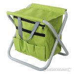 Silverline Folding Garden Stool 360 x 280 x 360mm 498298