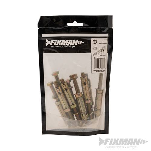 Fixman Masonry Shield Anchor Bolts M8 - 35 x 90mm 10pk 498997 - Image 2