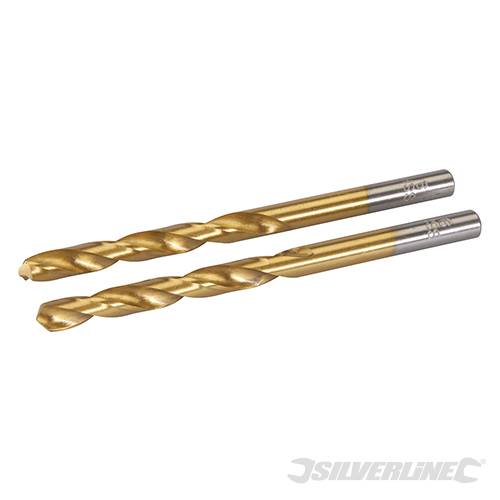 HSS Titanium-Coated Drill Bits 2pk 6.0mm 509102