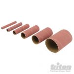 Aluminium Oxide Sanding Sleeves 6pce TSS240G Sanding Sleeves 6pce 240G 509178