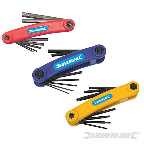 T10 - T40 & Hex Key Tools Set 3pce 3pce 50980