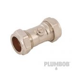 Plumbob Isolating Valve Chrome Plated 22mm 526692