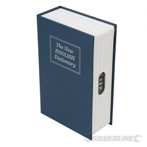 3-Digit Combination Book Safe Box 180 x 115 x 55mm 534361