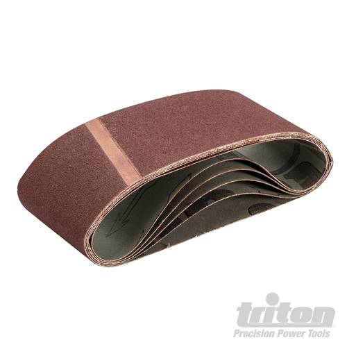 Triton Sanding Belt 75 x 480mm 5pk 100 Grit 537926