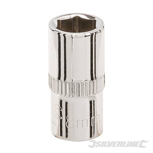 Socket 1/4" Drive 6pt Metric 8mm 545489 - Image 2