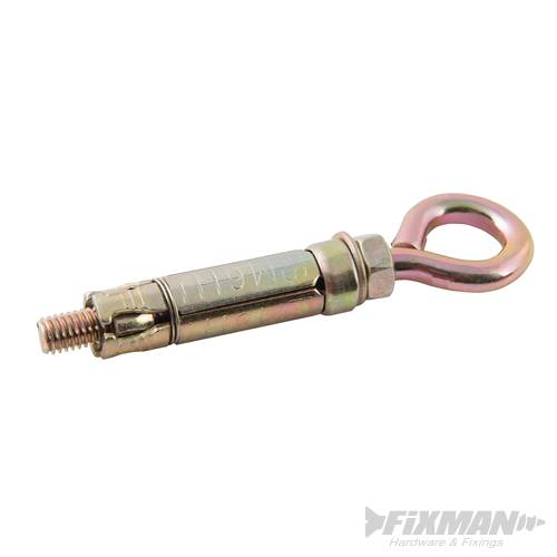 Fixman Masonry Shield Anchor Eyes 10pk M6 x 80mm 552553