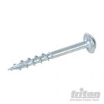 Zinc Pocket-Hole Screws Washer Head Coarse P/HC 8 x 1-1/2" 500pk 560821