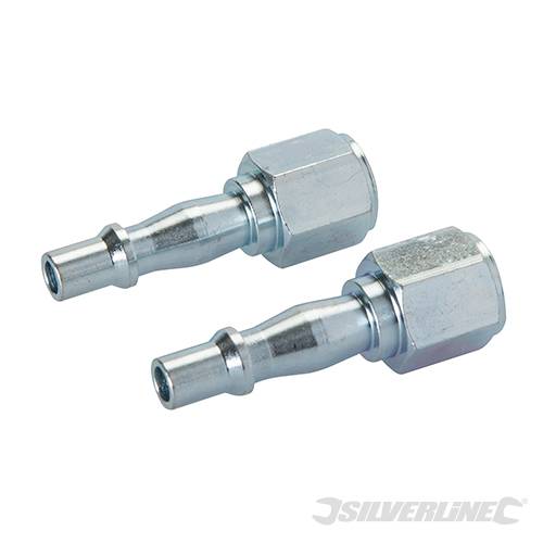 Air Line Coupling Bayonet Female Thread 2pk 1/4" BSP 583243