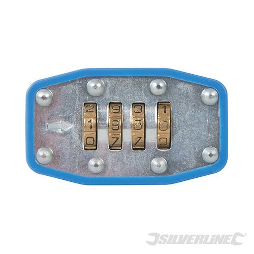 Silverline Laminated Steel Combination Padlock 50mm 585571 - Image 3