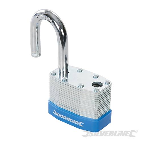 Silverline Laminated Steel Combination Padlock 50mm 585571 - Image 4
