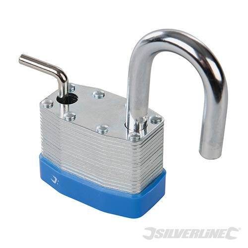 Silverline Laminated Steel Combination Padlock 50mm 585571 - Image 5