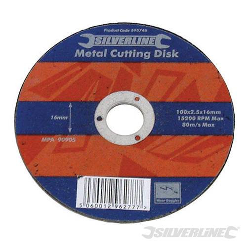 Metal cutting discs for all makes of angle grinders. MPA approved - 595748