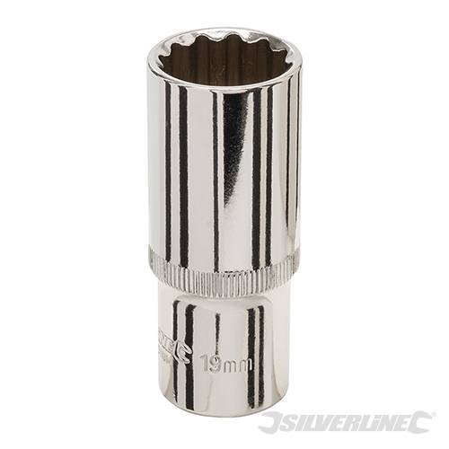 Deep Socket 3/8" Drive 12pt Metric 19mm 603639 - Image 2