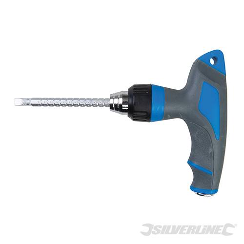 T-Handle Ratchet Screwdriver 160mm 604934 - Image 2