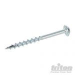 Zinc Pocket-Hole Screws Washer Head Coarse P/HC 8 x 2" 250pk 609720