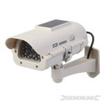 Solar-Powered Dummy CCTV Camera with LED Solar-Powered 614458
