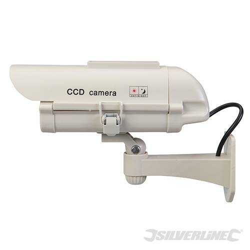 Solar-Powered Dummy CCTV Camera with LED Solar-Powered 614458 - Image 2