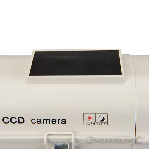 Solar-Powered Dummy CCTV Camera with LED Solar-Powered 614458 - Image 3