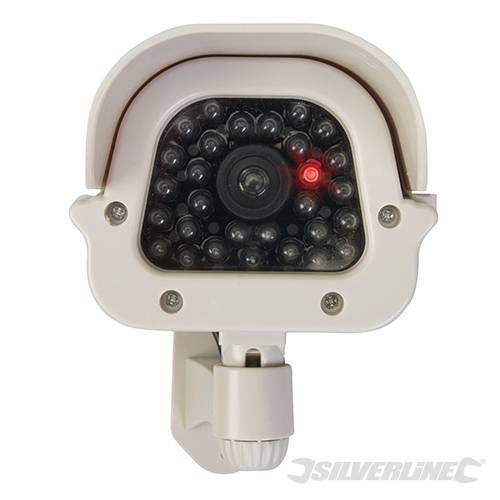 Solar-Powered Dummy CCTV Camera with LED Solar-Powered 614458 - Image 4