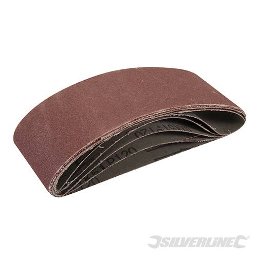 Sanding Belts 60 x 400mm 5pk 120 Grit 631839