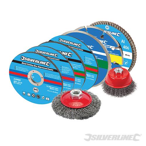 Cutting & Grinding Discs Kit 12pce 12pce 115mm 633831