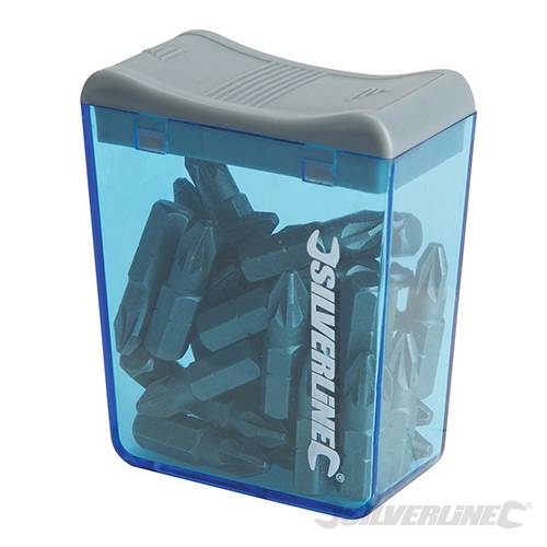 Silverline Pozidriv Cr-V S2 Screwdriver Bits 30pk PZ2 654667