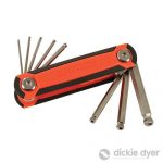Folding Hex Wrench Set 8pce - 658239