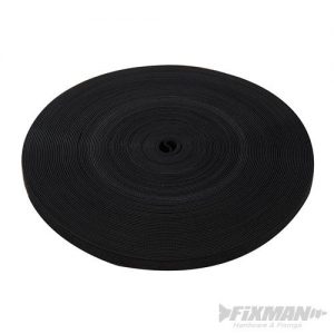 Self-Wrap Hook & Loop Tape Black 13mm x 25m 666014