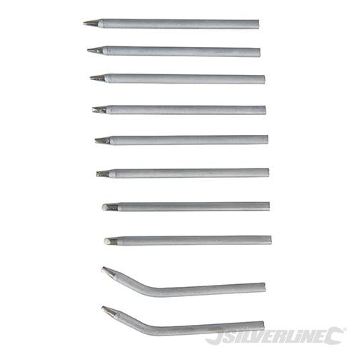 Soldering Iron Tips Set 10pce 40W 675071 - Image 2