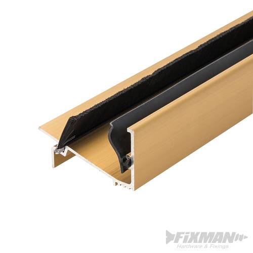 Draught & Rain Excluder 914mm Gold 689941 - Image 2