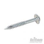 Zinc Pocket-Hole Screws Washer Head Fine P/HF 7 x 1-1/4" 500pk 693383