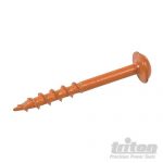 Coated Pocket-Hole Screws Washer Head Coarse P/HC 8 x 1-1/2" 100pk 710370