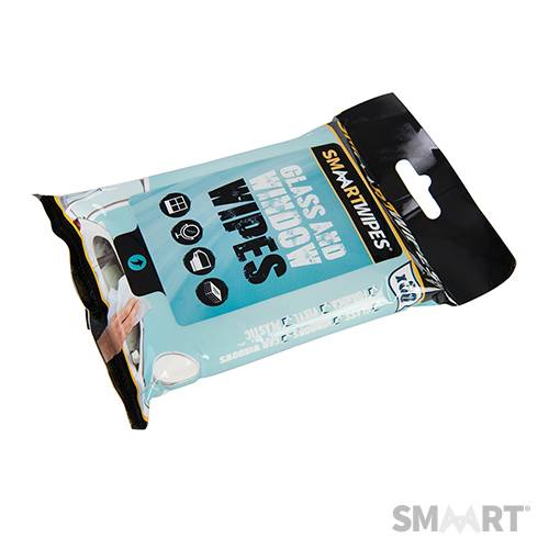 SMAART Glass & Window Cleaning Wipes 30pk 30pk 714467 - Image 2