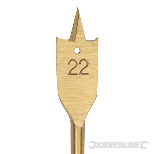 Titanium-Coated Flat Bit 22mm 743913 - Image 2