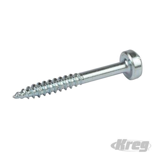 Zinc Pocket-Hole Screws Pan Head Fine - 755106