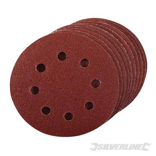 Hook & Loop Discs Punched 115mm 10pk 115mm 80 Grit 784735