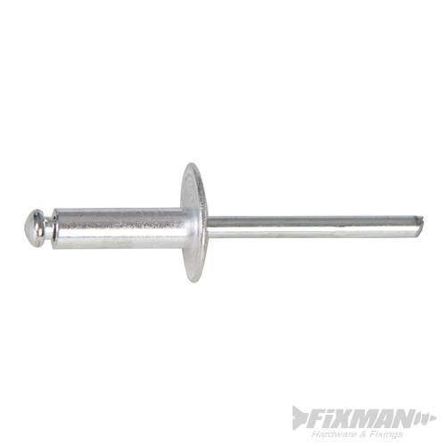 Open End Flange Head Blind Rivet 150pk - 789283 - Image 2