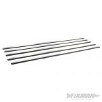 Fixman Heavy Duty Around Door Seal 4 x 1029mm & 1 x 914mm Alu 789870