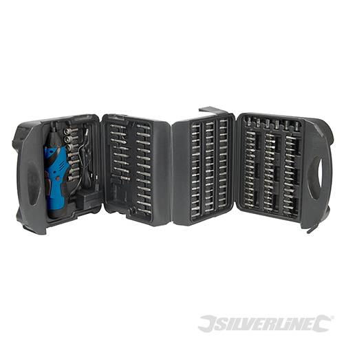 Silverline DIY 3.6V Li-Ion Mini Screwdriver Set 1.3Ah UK 791721 - Image 6