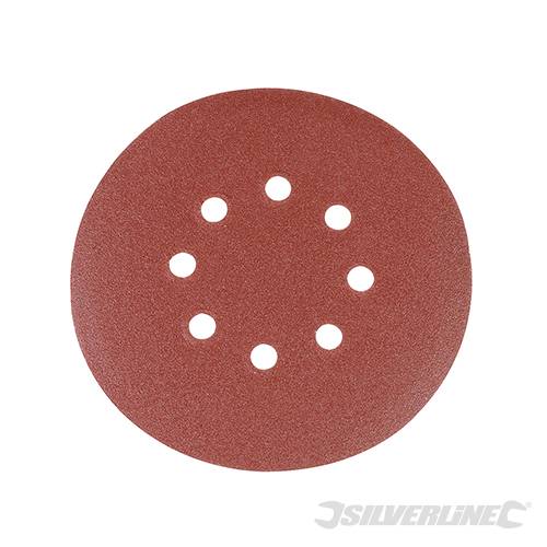 Hook & Loop Discs Punched 150mm 10pk 150mm 120 Grit 793804