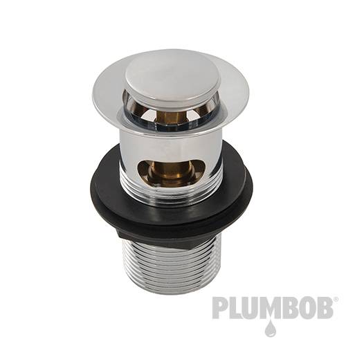 Plumbob Spring Plug Basin Waste Slotted 1-1/4" (32mm) 804020