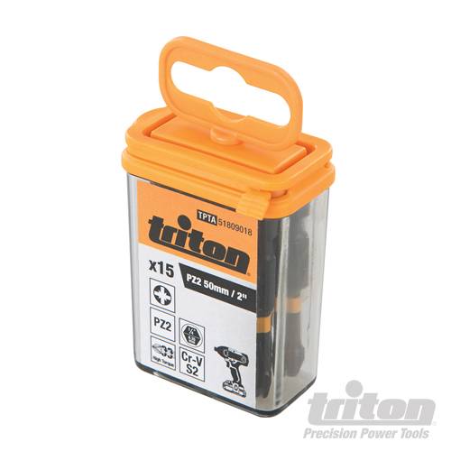 Pozi Screwdriver Impact Bit 15pk PZ2 50mm 809018