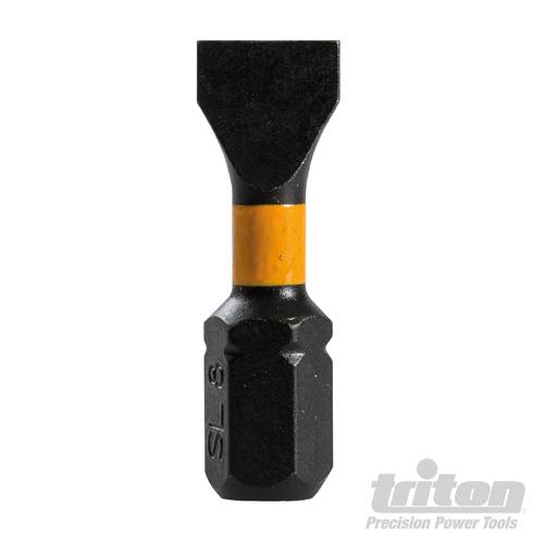 Triton Slotted Screwdriver Impact Bit 25pk SL8 25mm 830232 - Image 3