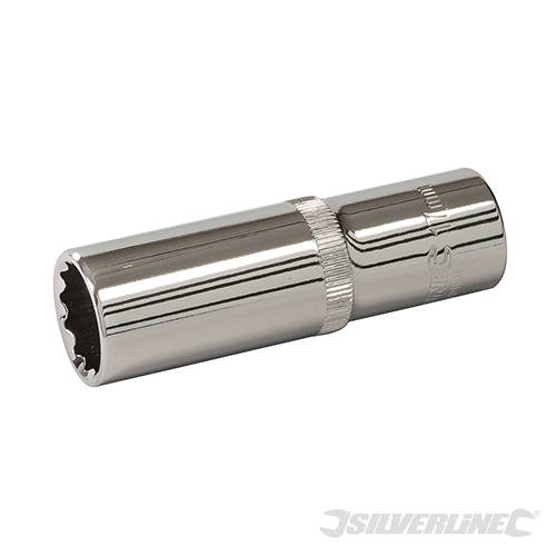 Silverline Deep Socket 1/2" Drive 12pt Metric 17mm 835589